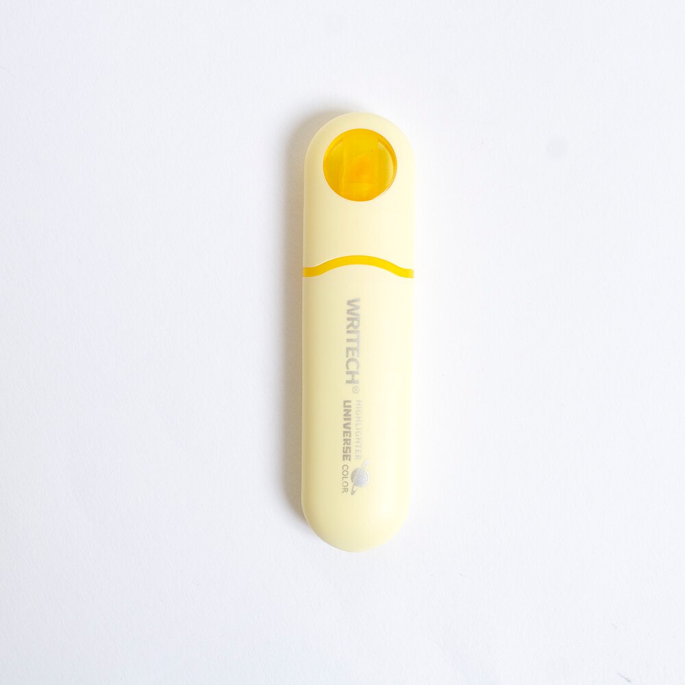Writech, Highlighters, Art & School, Astronaut, Soft, Chisel, 714887, Yellow